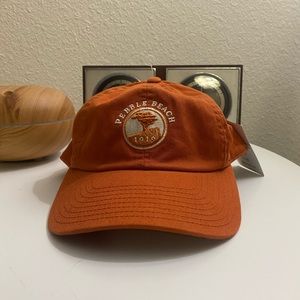 Burnt Orange Pebble Beach Golf Hat (NWT)
